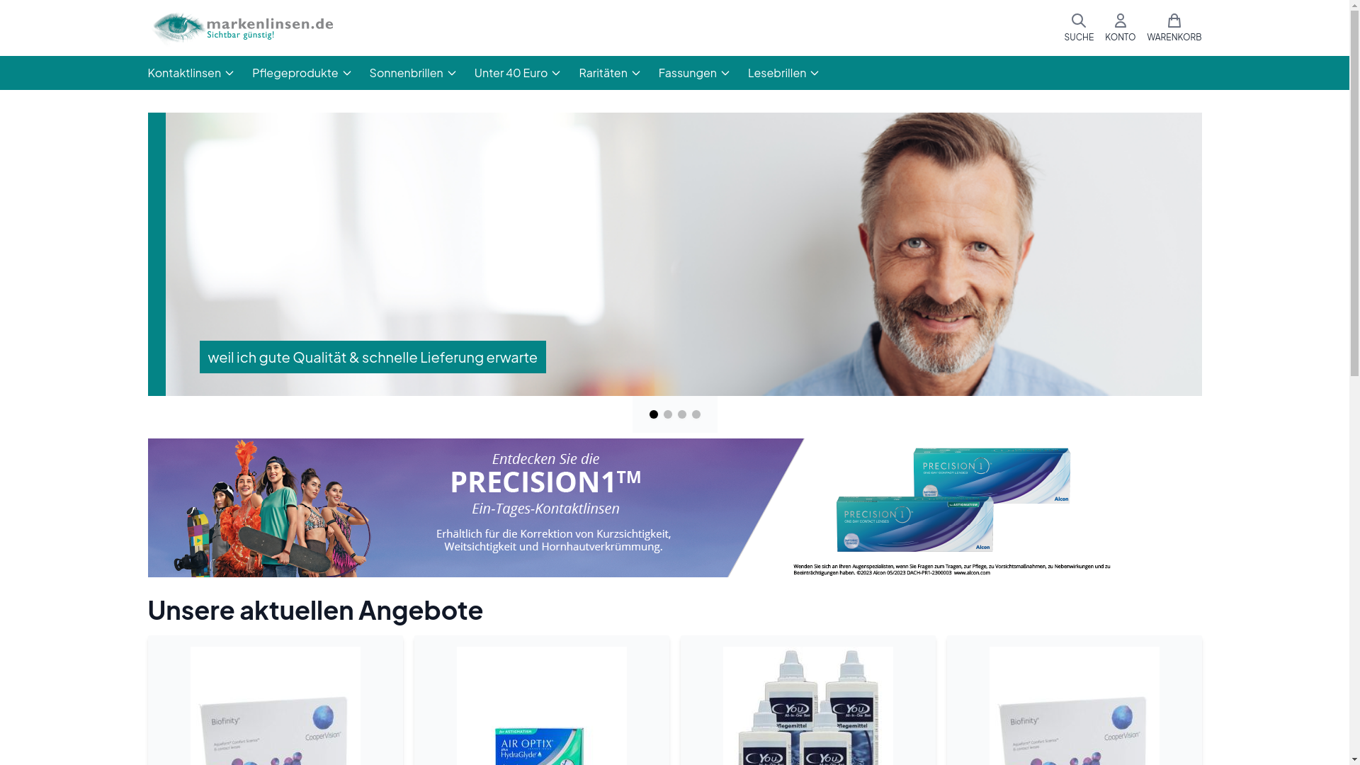 website screenshot of https://bestpreis-kontaktlinsen.de/