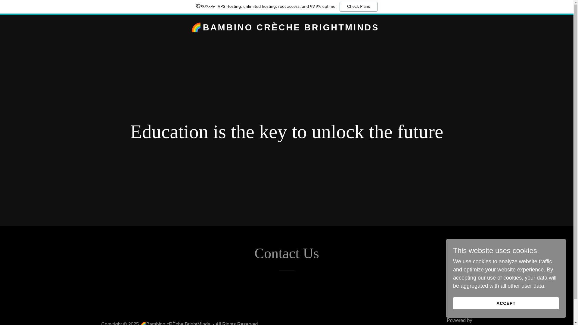 website screenshot of https://bambinobrightminds.online/