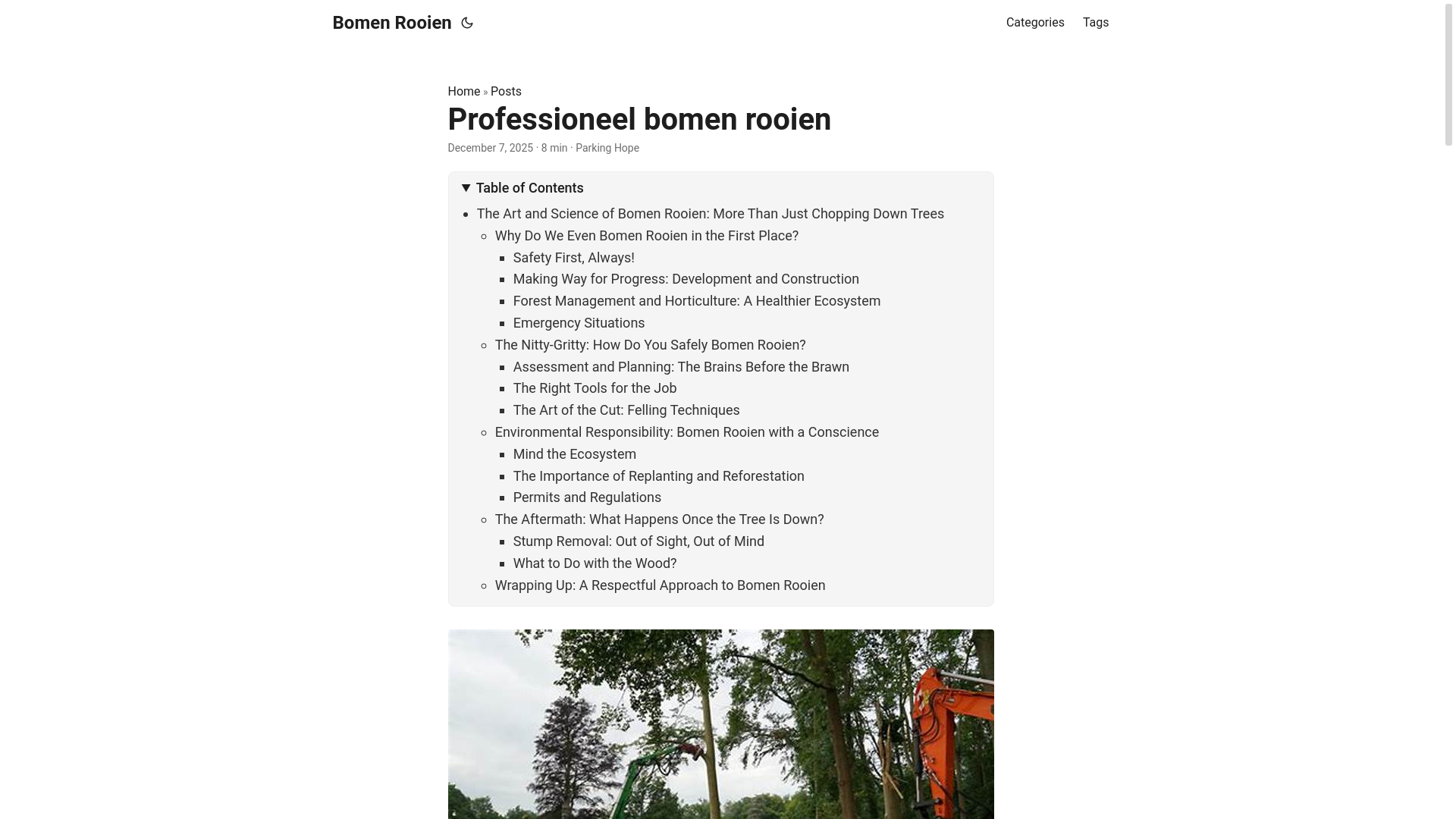 website screenshot of https://bomenrooien2.pages.dev/