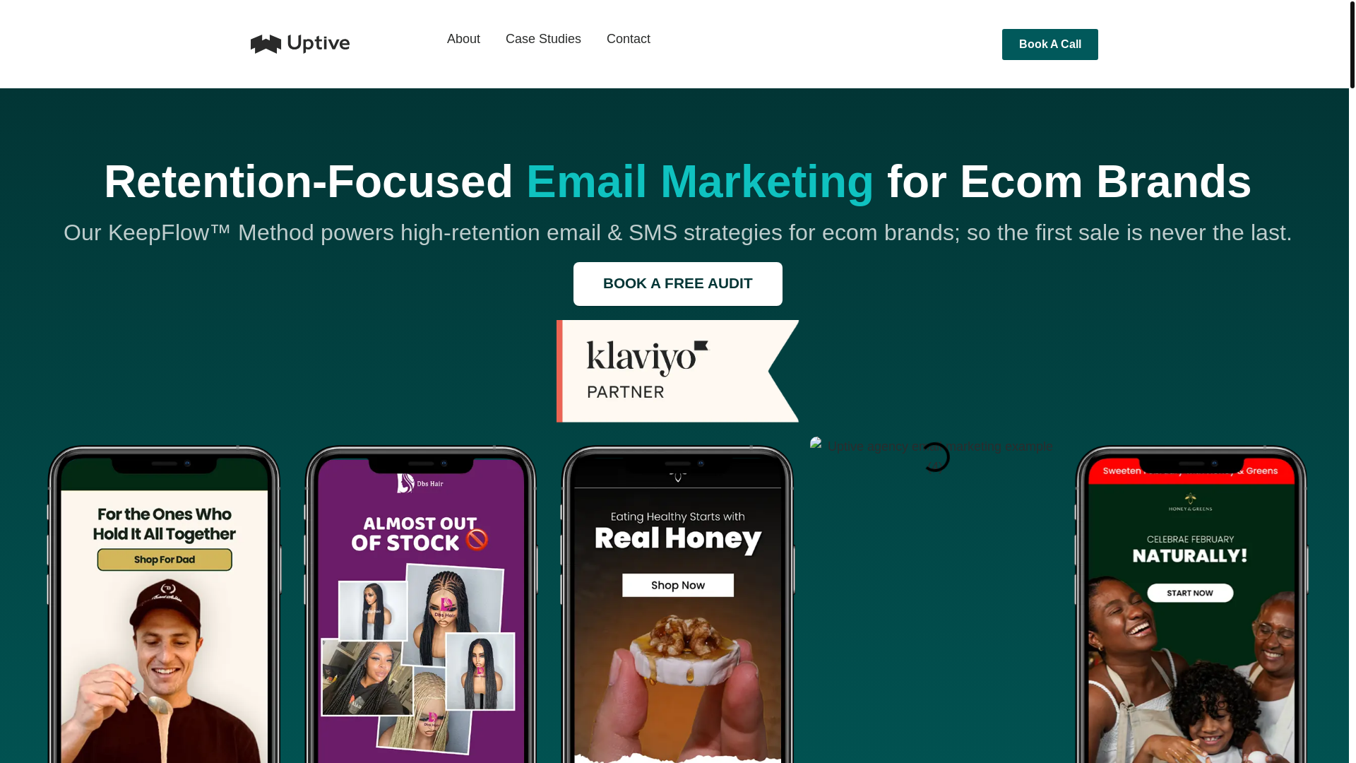 website screenshot of https://gouptiveagency.com/