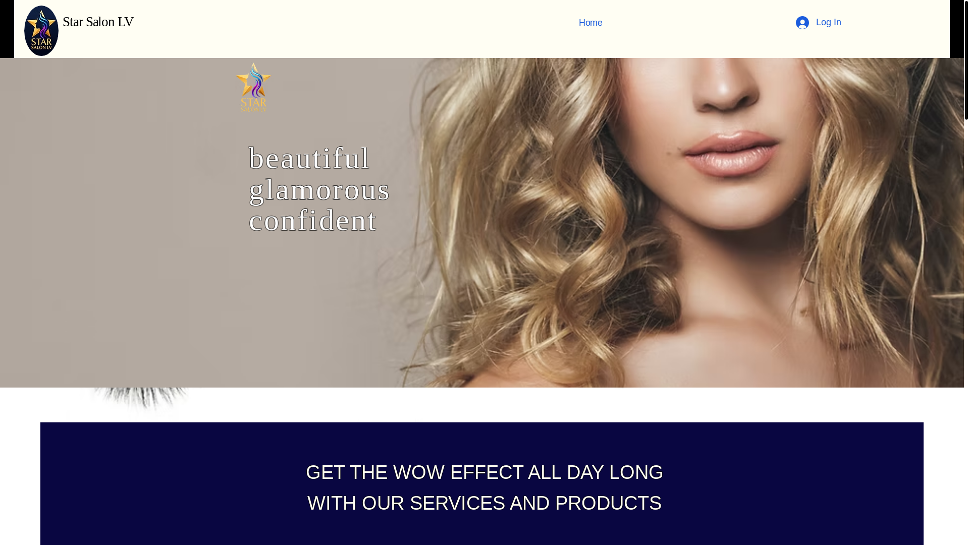 website screenshot of https://starsalonvegas.com/