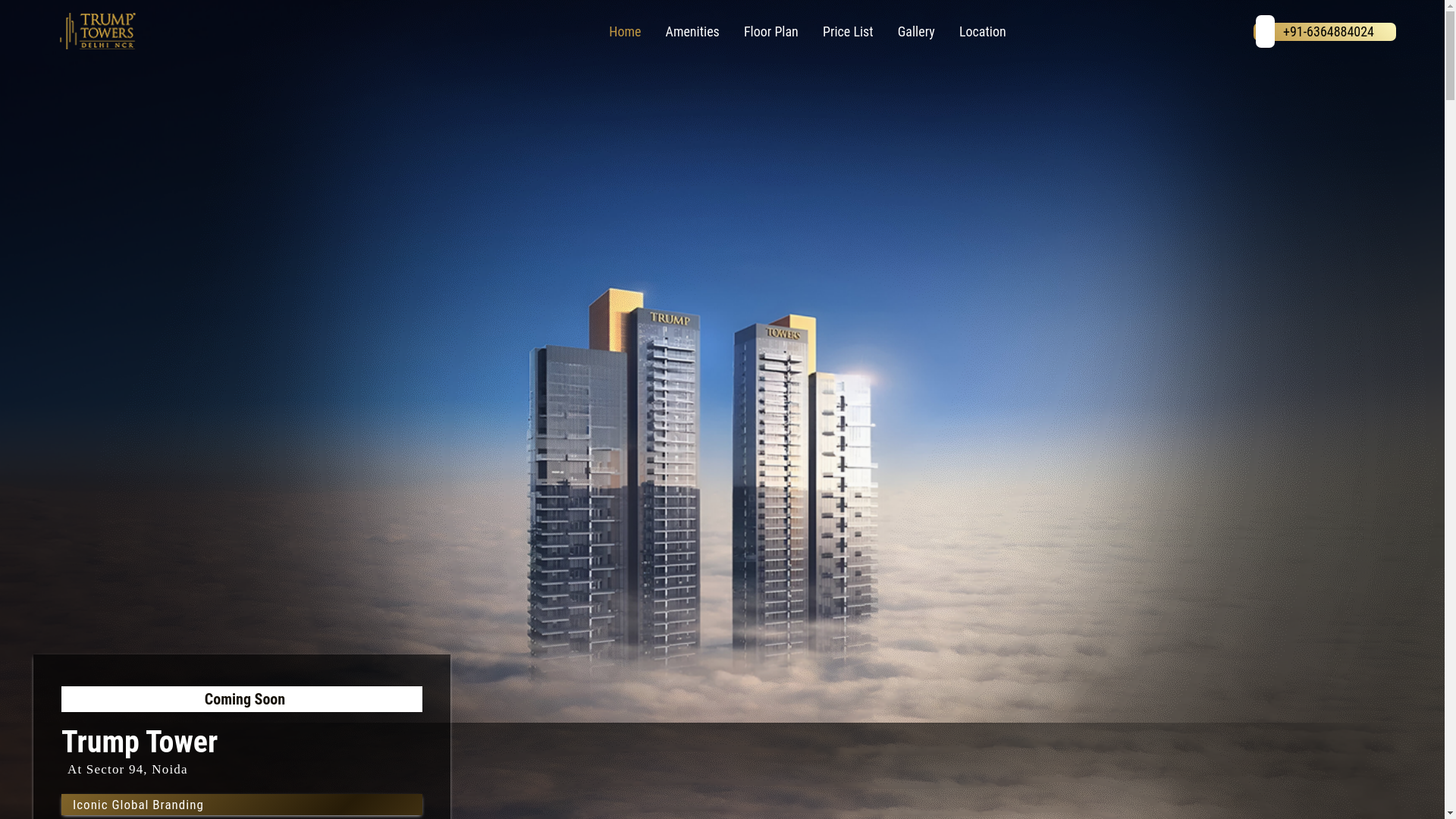 website screenshot of https://trumptowernoida-net.pages.dev/