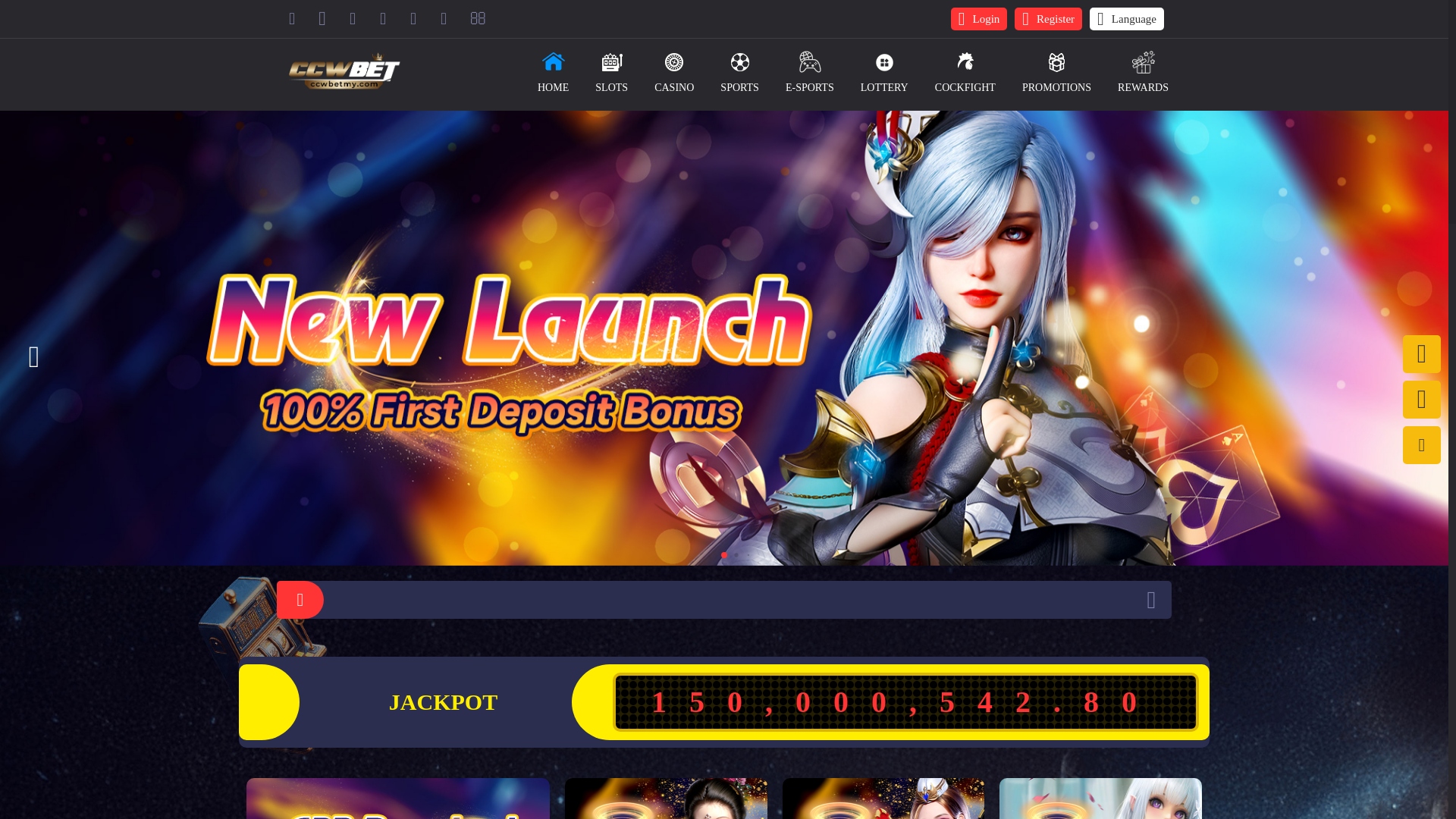 website screenshot of https://ccwkhslot.com/
