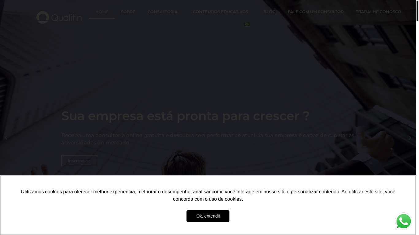 website screenshot of https://www.qualitin.com/