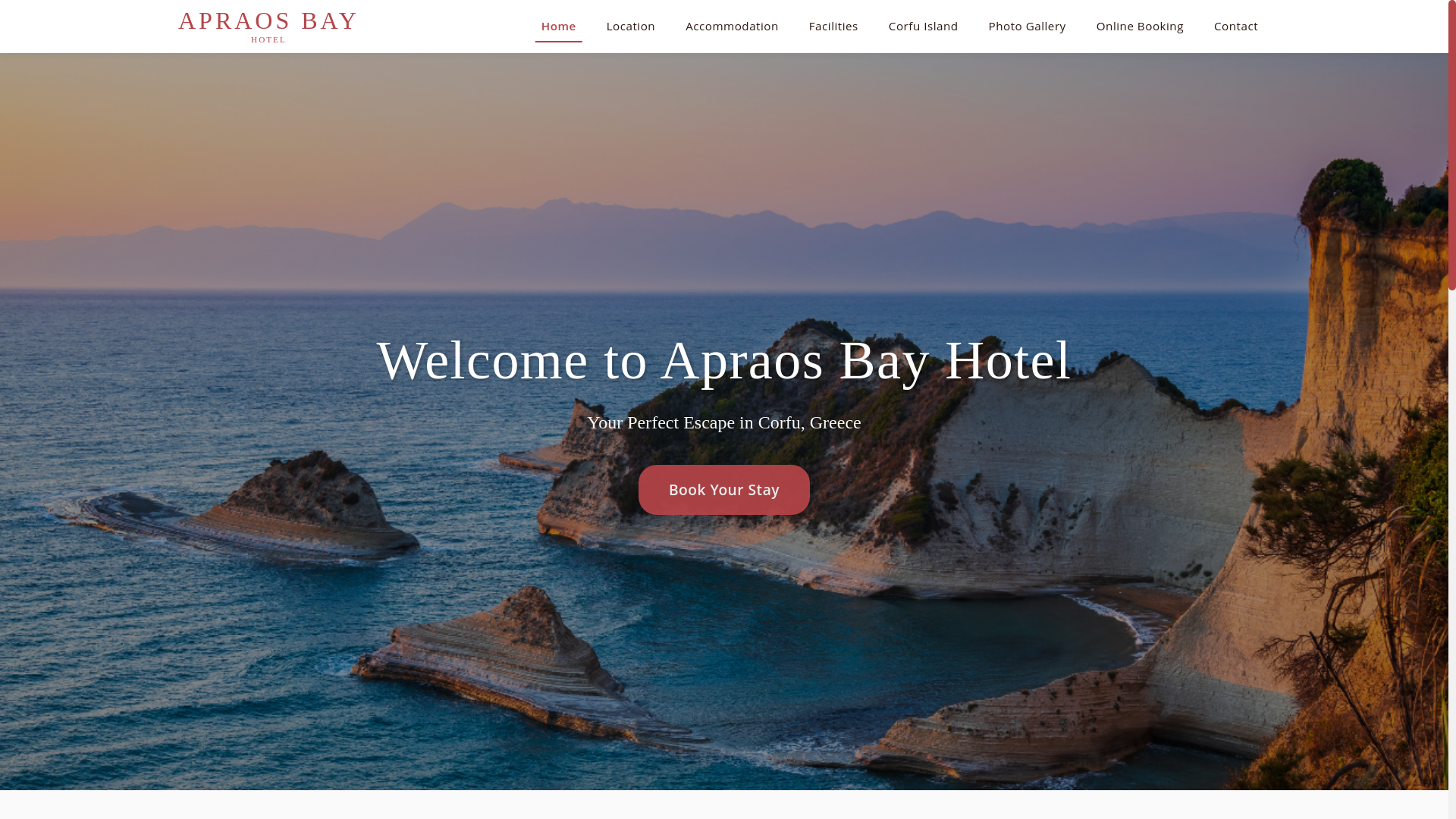 website screenshot of https://hotel-apraos-bay.pages.dev/