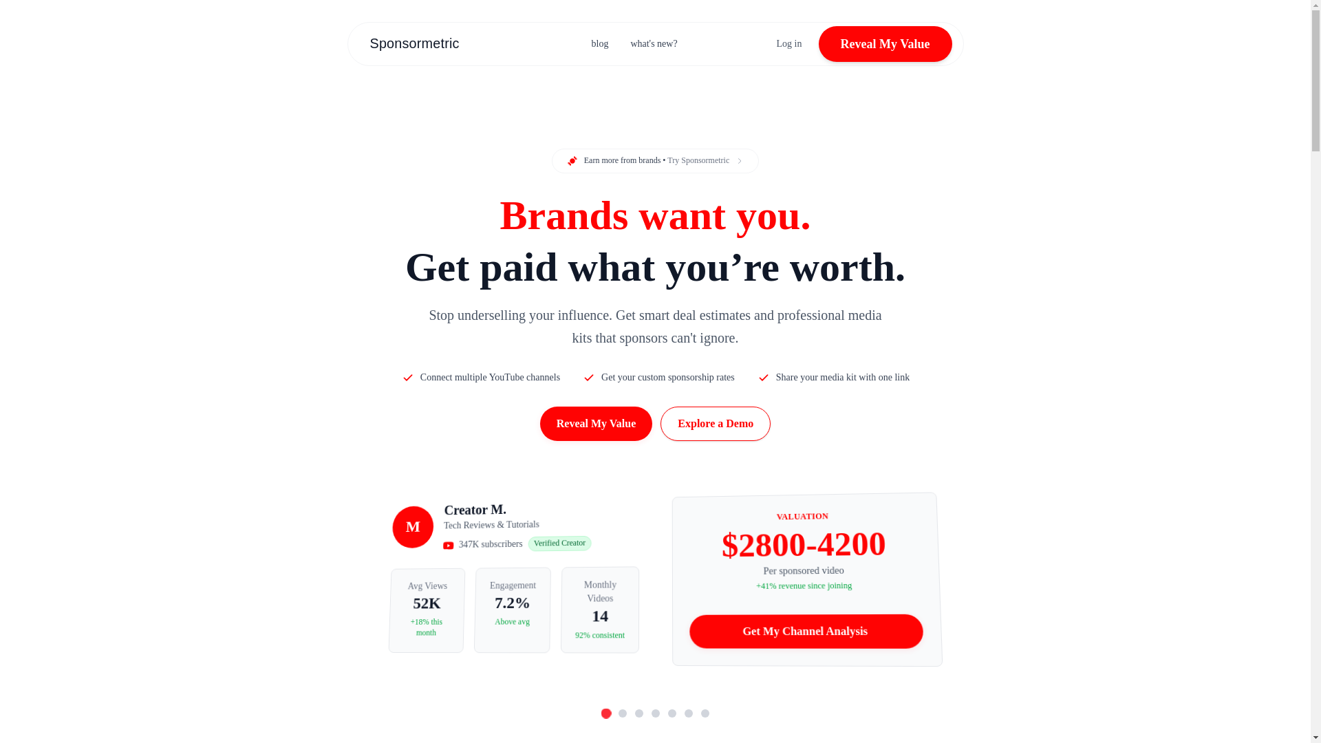 website screenshot of https://sponsormetric.pages.dev/
