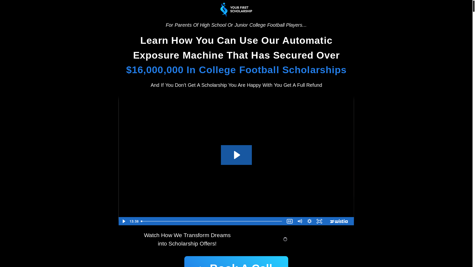 website screenshot of https://xandermcclurefb.com/