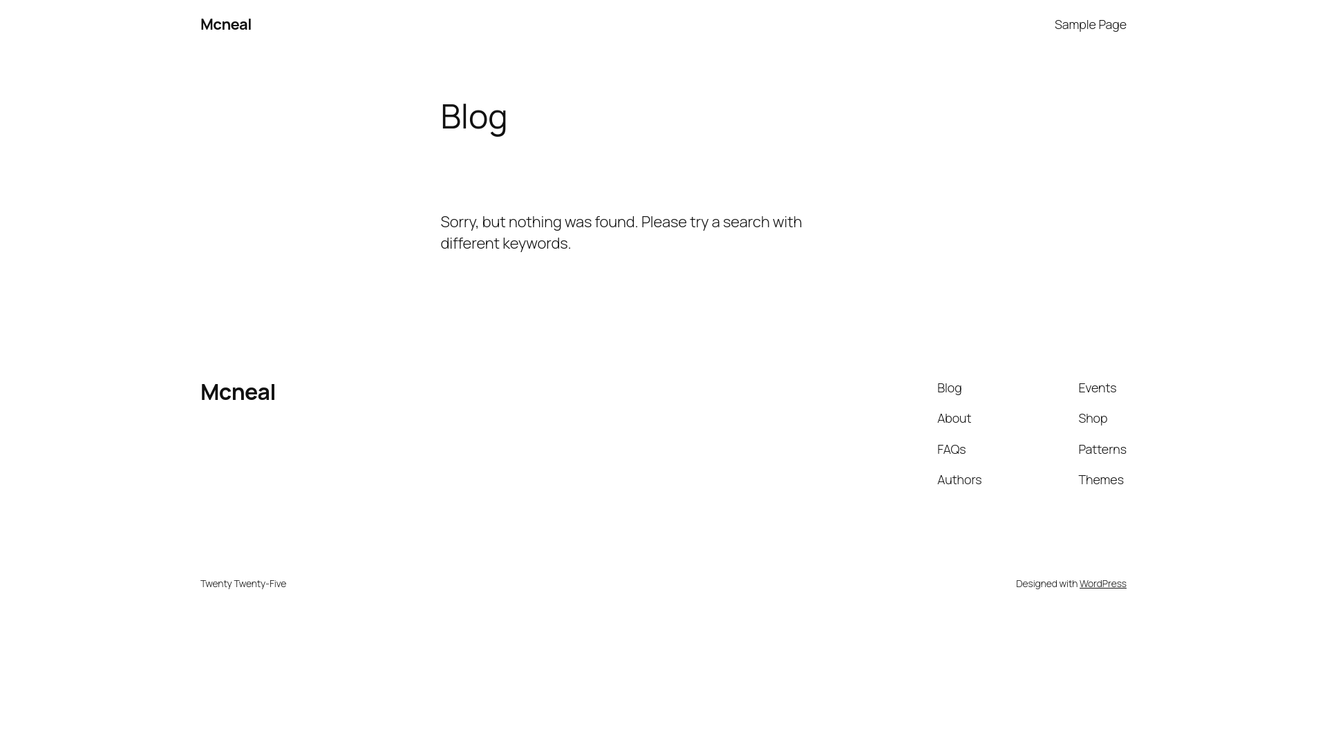 website screenshot of https://mcnealde.com/