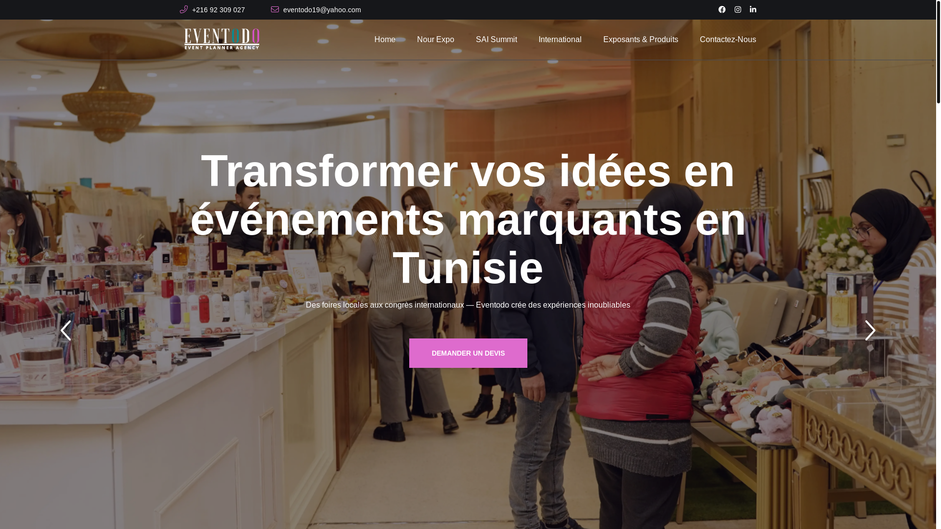 website screenshot of https://eventodo.pages.dev/