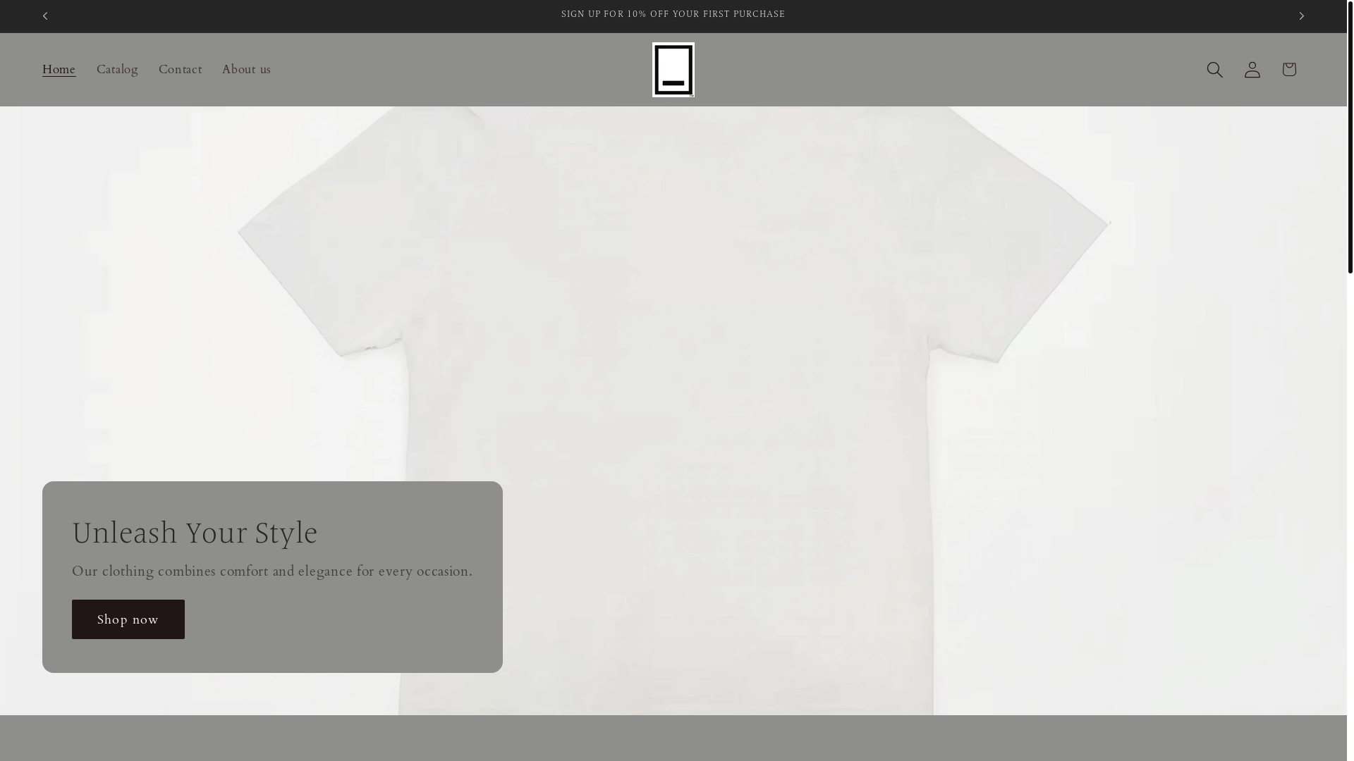 website screenshot of https://profoundblank.com/