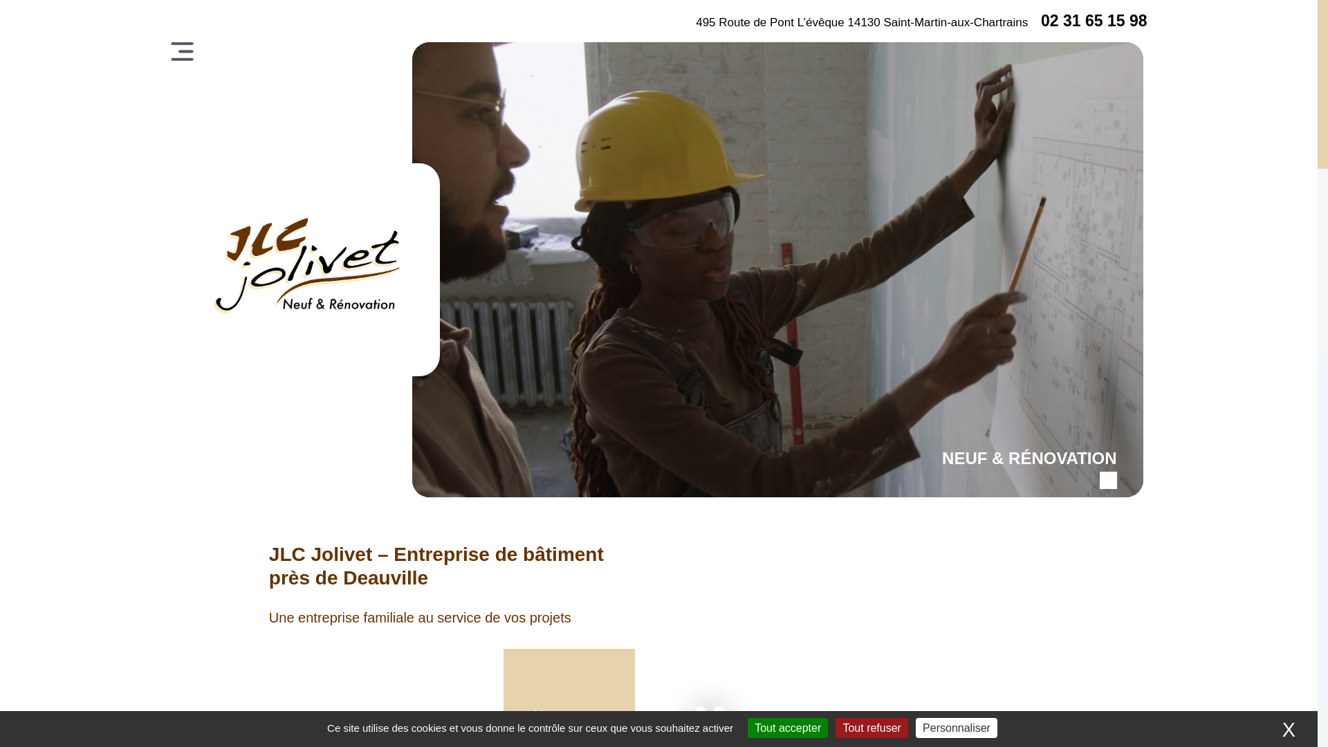 website screenshot of https://jlc-jolivet.net/