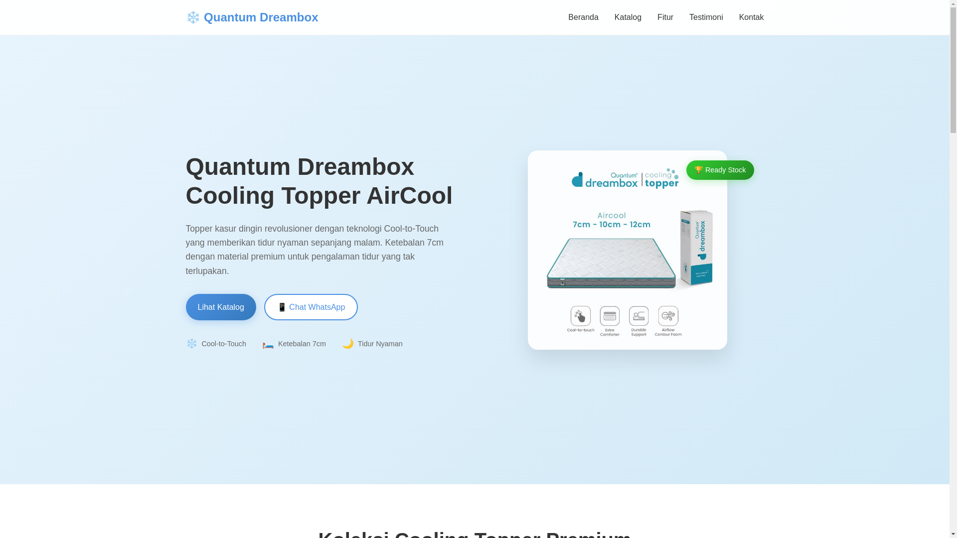 website screenshot of https://quantumdreambox.pages.dev/