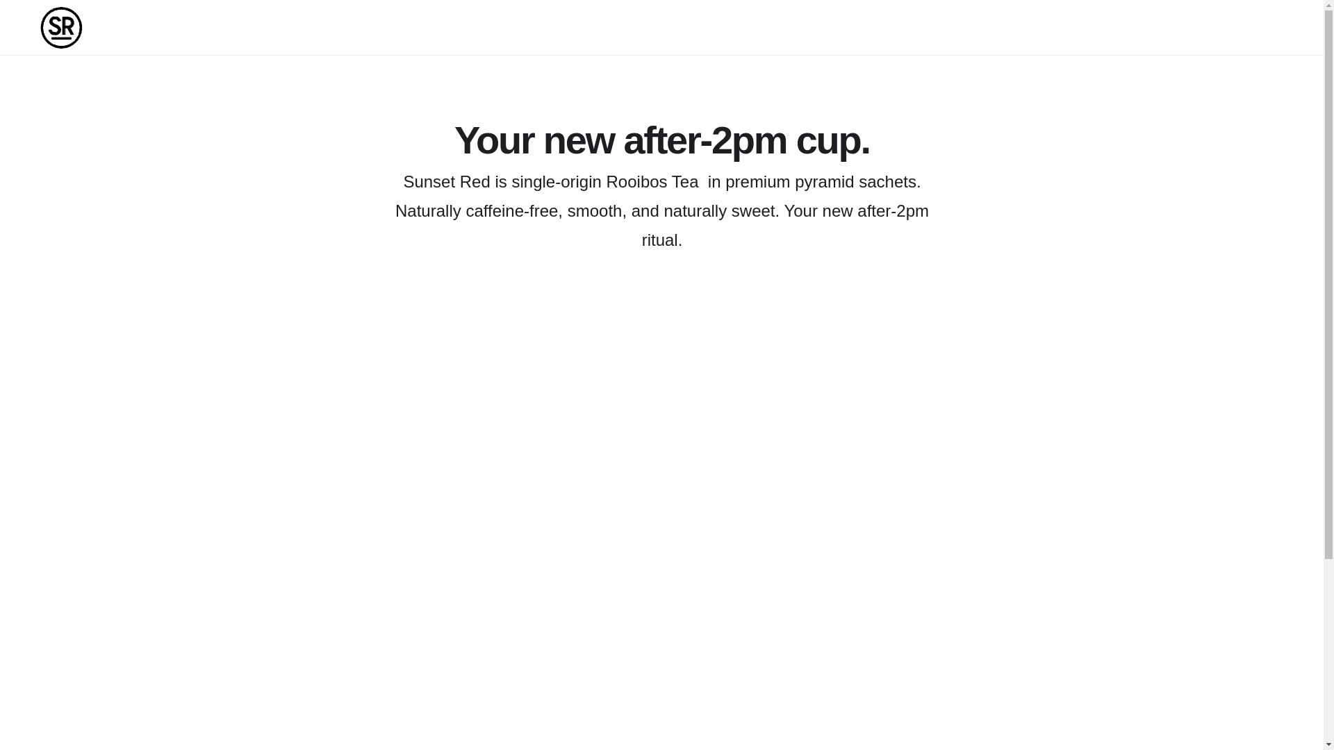 website screenshot of https://trysunsetred.com/