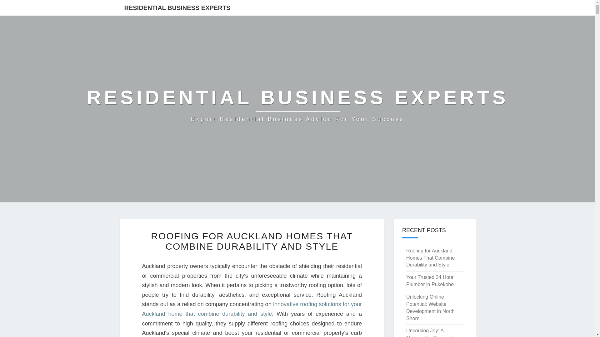 website screenshot of https://residential-business-experts.pages.dev/