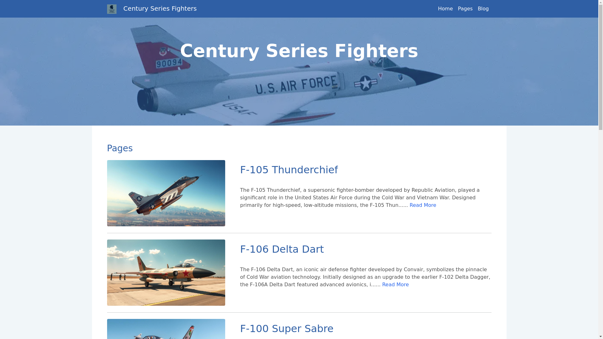 website screenshot of https://century-series-fighters.pages.dev/