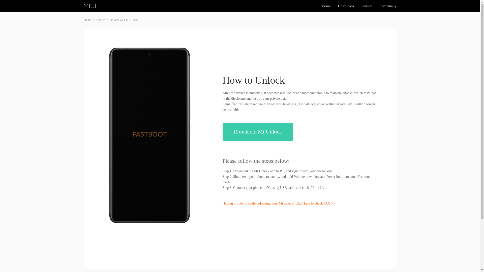website screenshot of https://en.miui.com/unlock/download_en.html