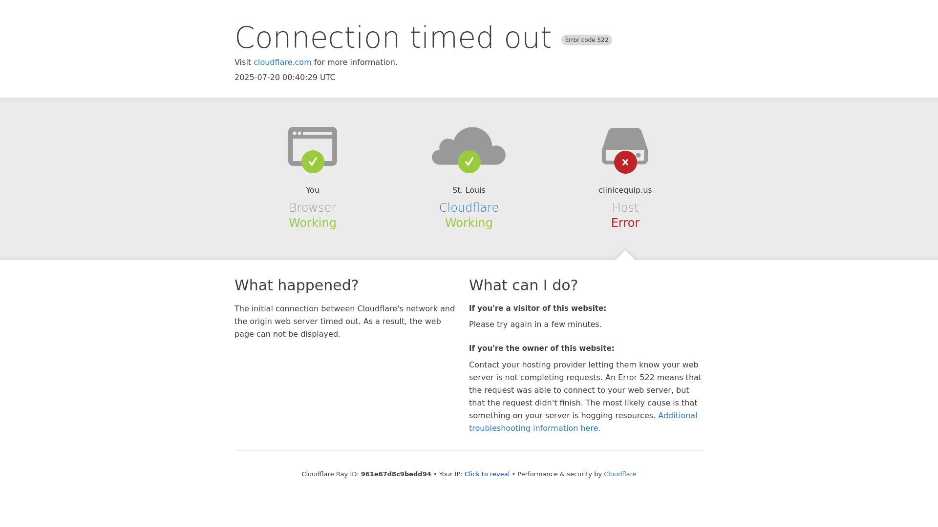 website screenshot of https://clinicequip.us/
