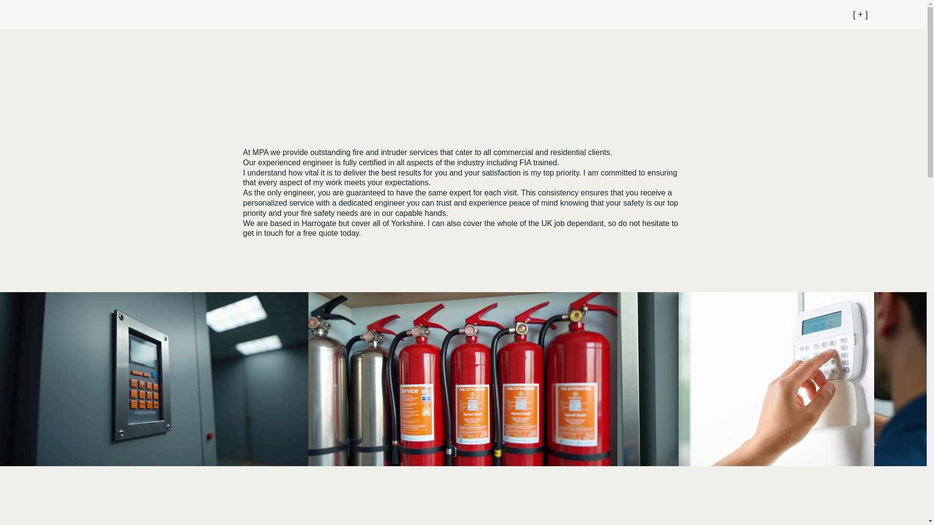 website screenshot of https://mpafiresecurity.com/