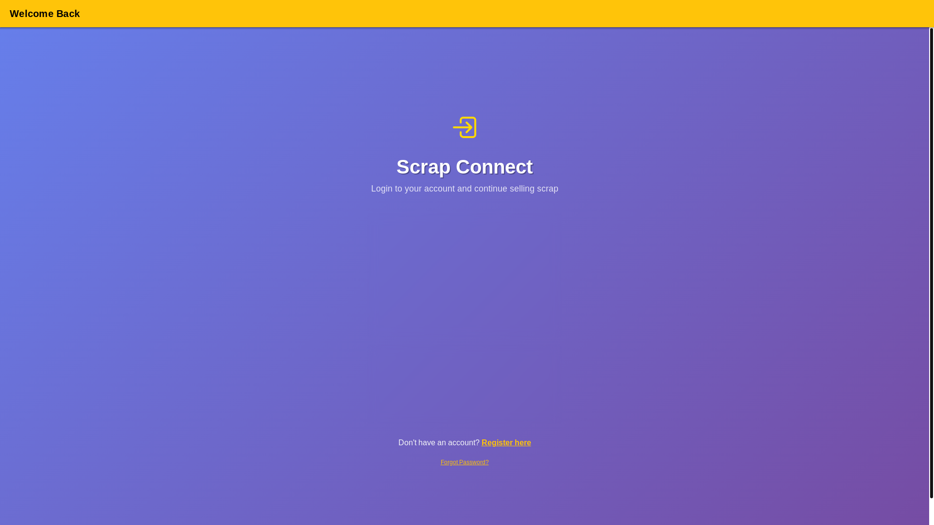 website screenshot of https://scrapconnect.pages.dev/