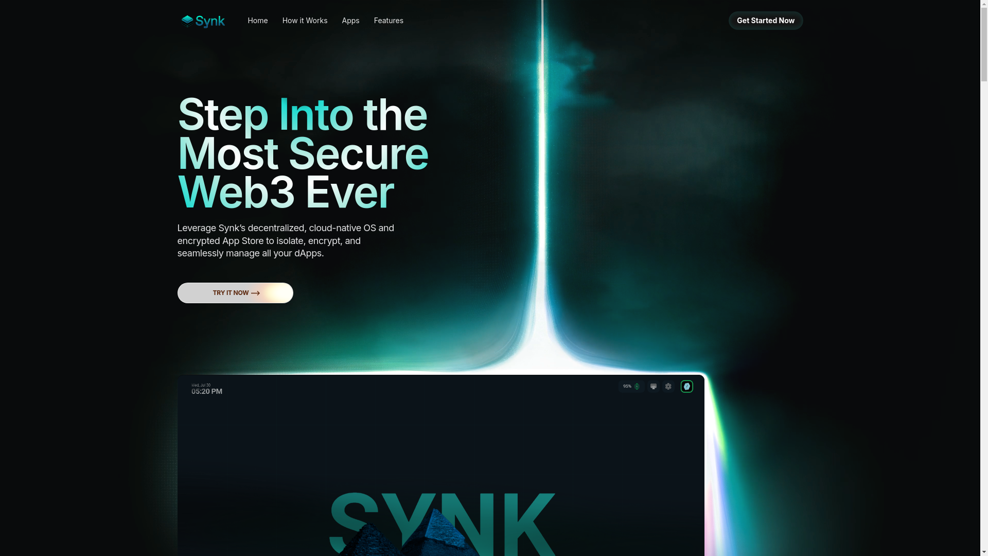 website screenshot of https://s-synkwebsite.pages.dev/