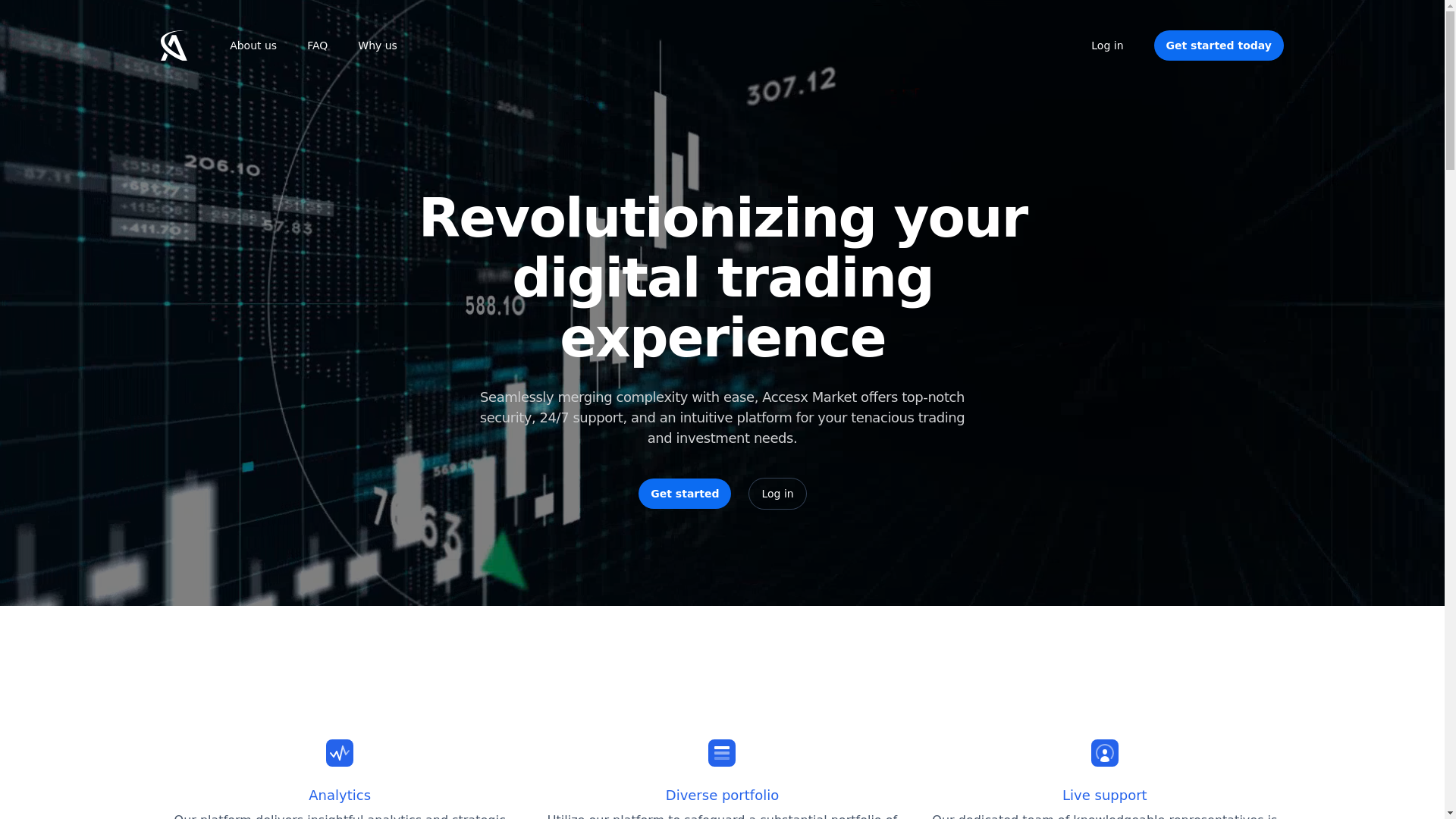 website screenshot of https://accesxmarket-front.pages.dev/