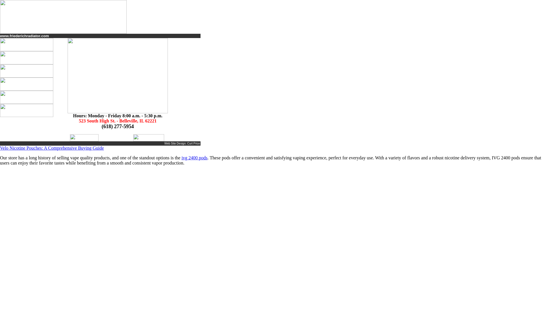 website screenshot of https://friederichradiator.pages.dev/