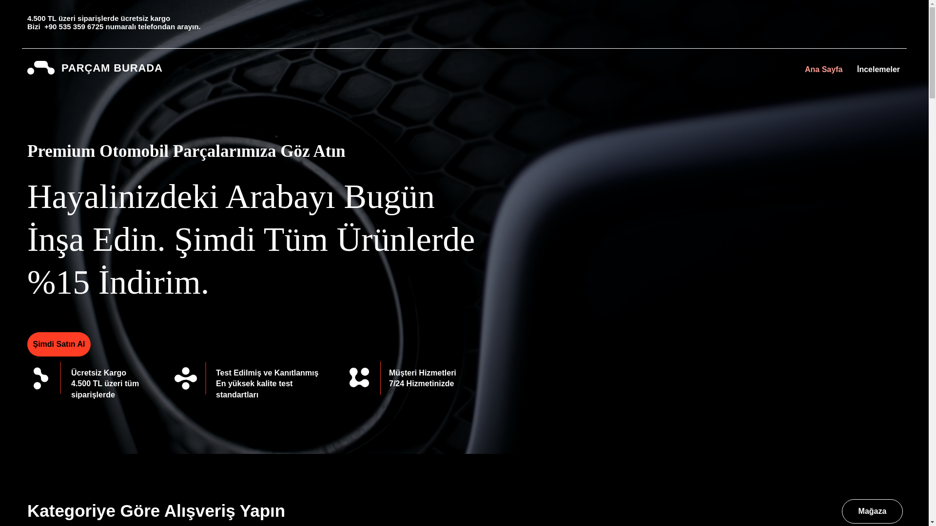 website screenshot of https://parcamburaada.com/