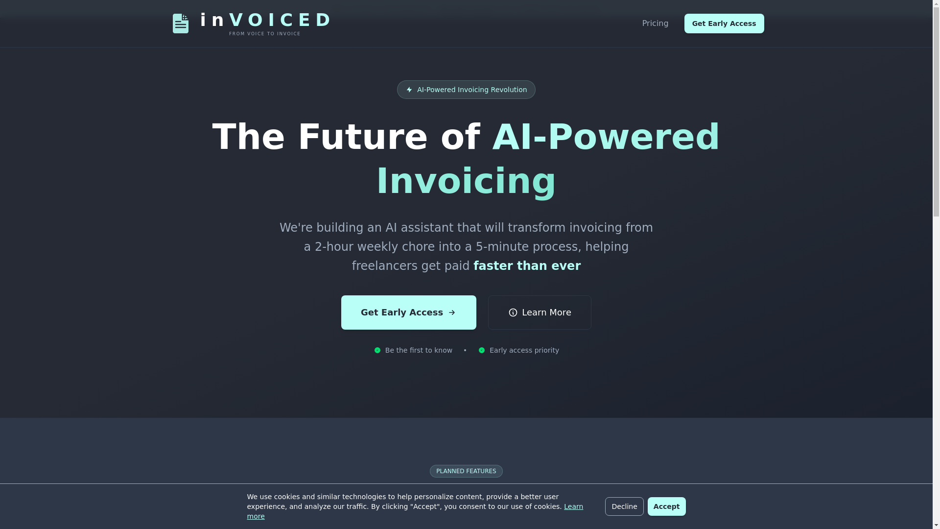 website screenshot of https://invoiced-marketing.pages.dev/
