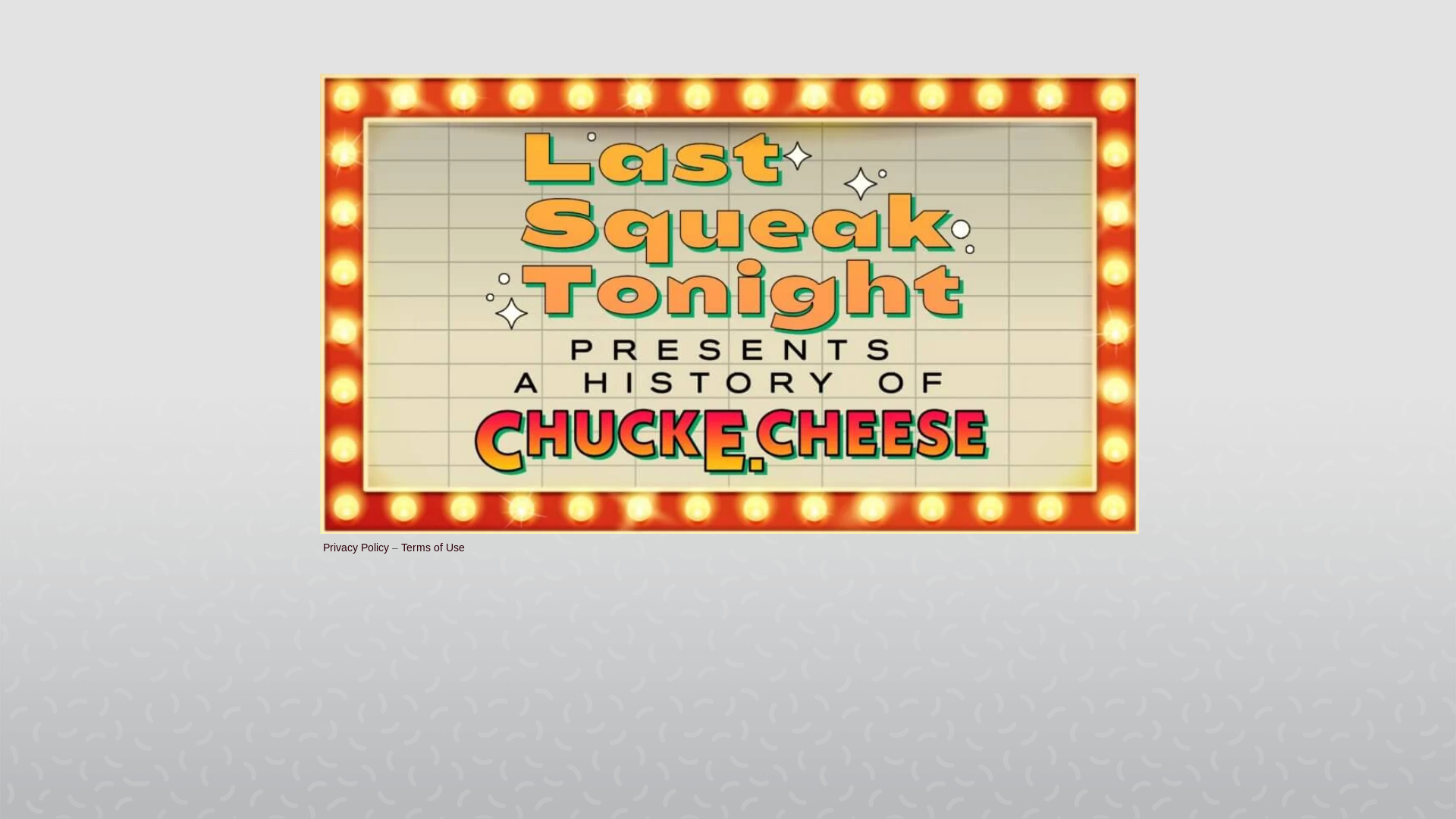 website screenshot of https://lastsqueakstonight.com/