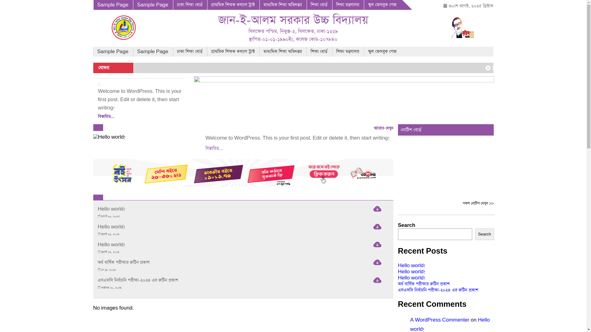 website screenshot of https://sundoriparahighschool.edu.bd/