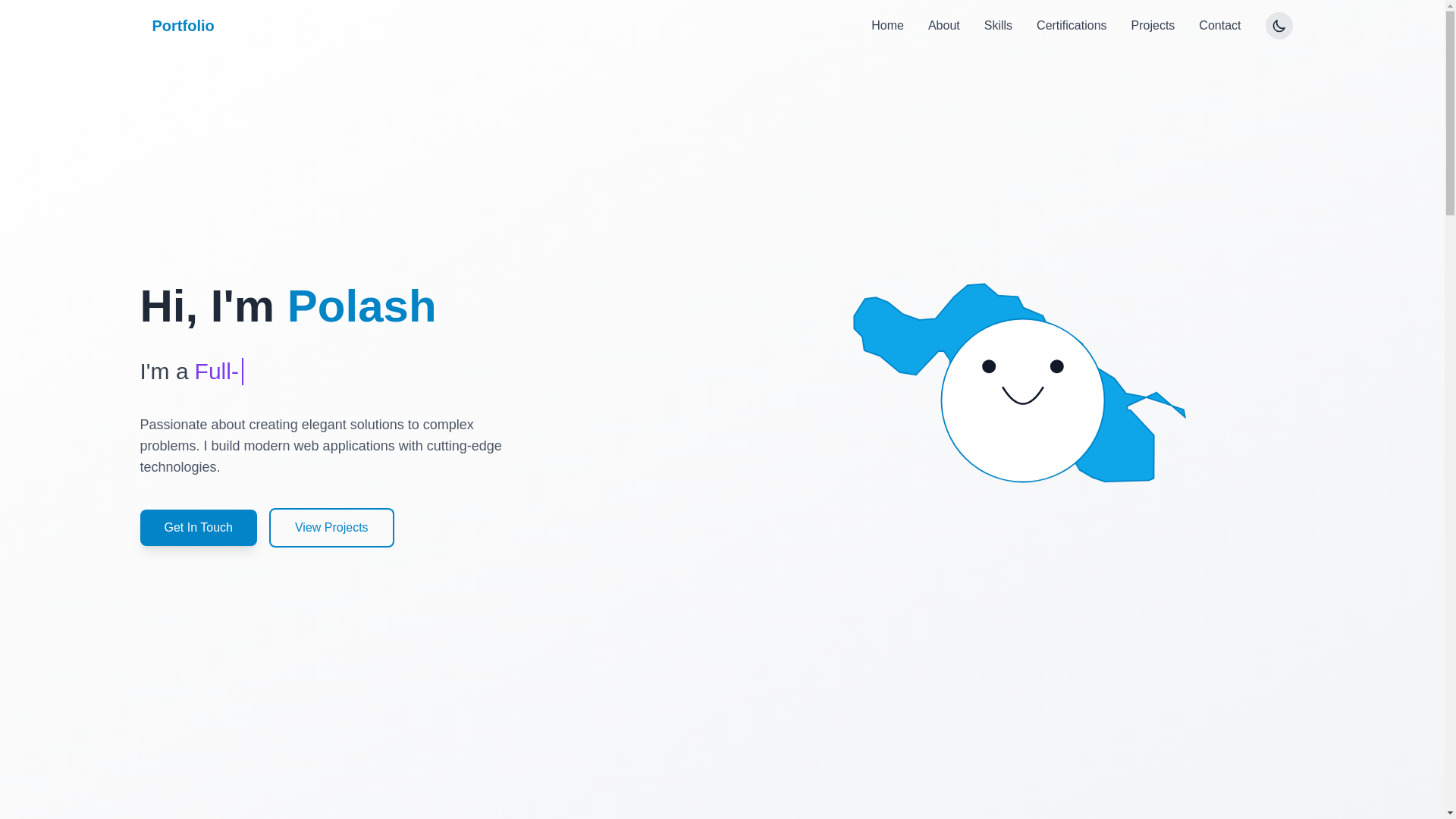 website screenshot of https://polashpramanik.pages.dev/