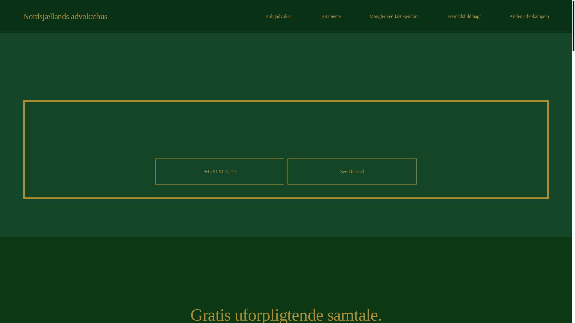 website screenshot of https://nordkyst-advokathus.dk/