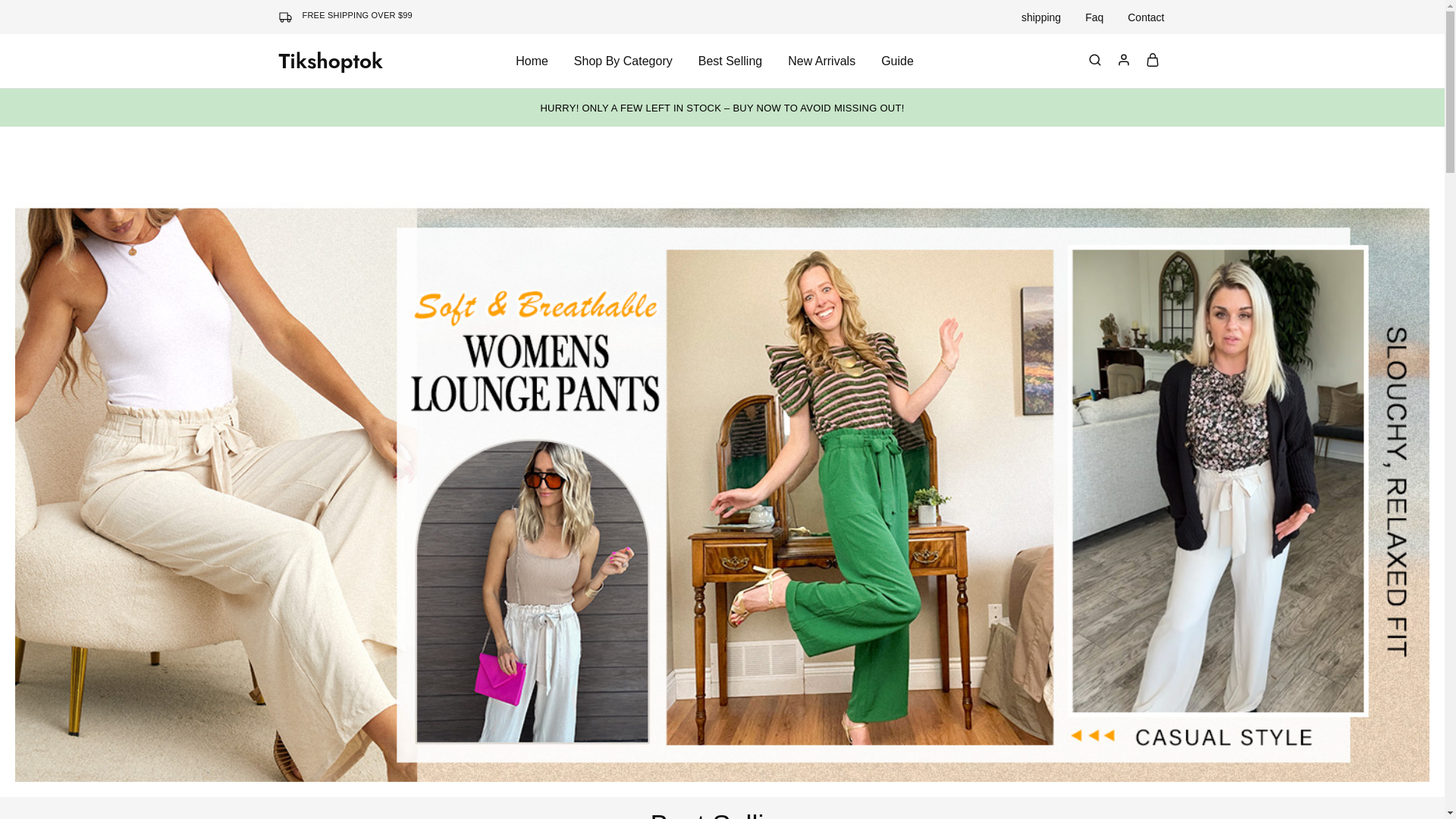 website screenshot of http://tikshoptok.ca/
