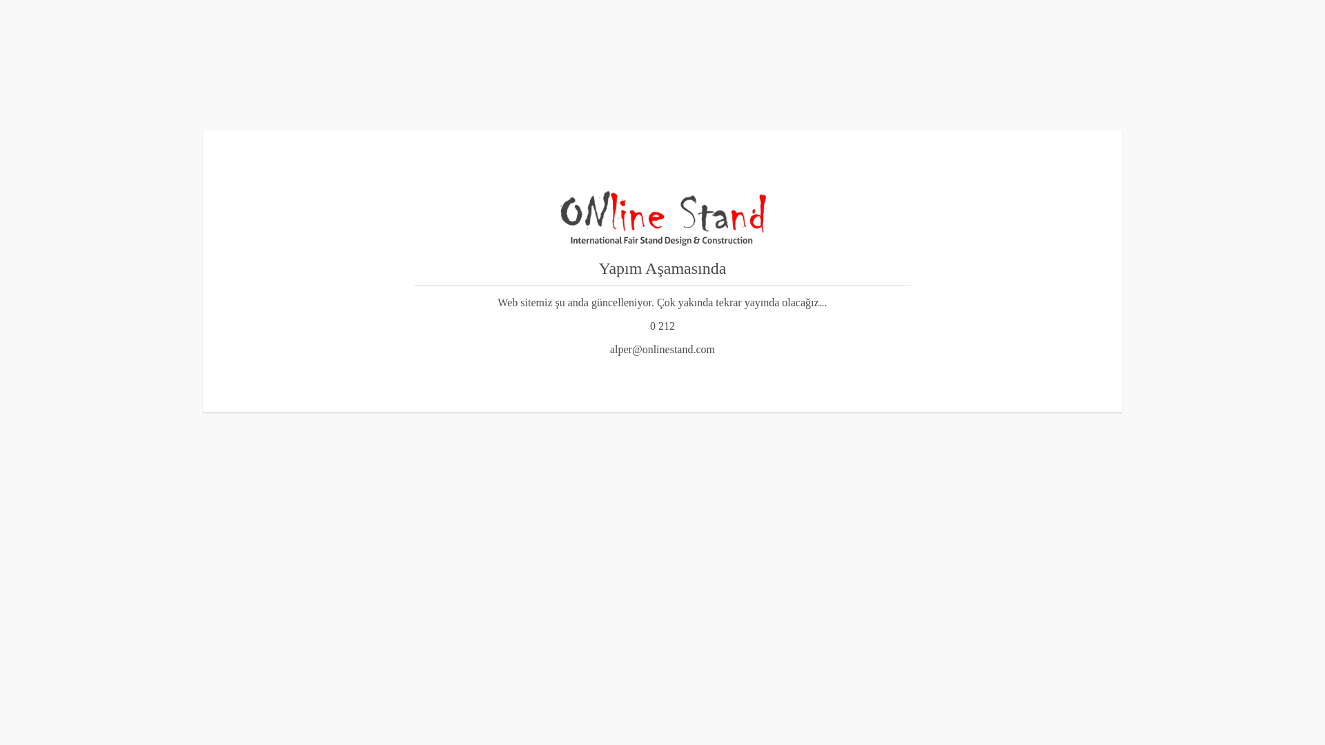 website screenshot of https://onlinestand.com.tr/