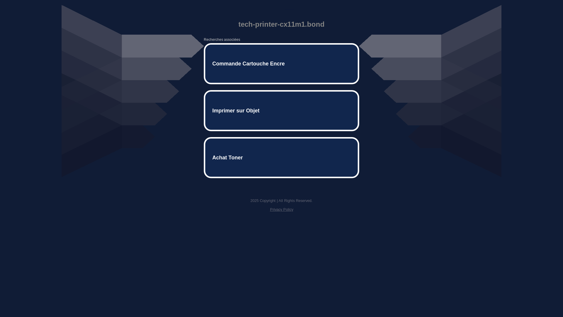 website screenshot of https://tech-printer-cx11m1.bond/