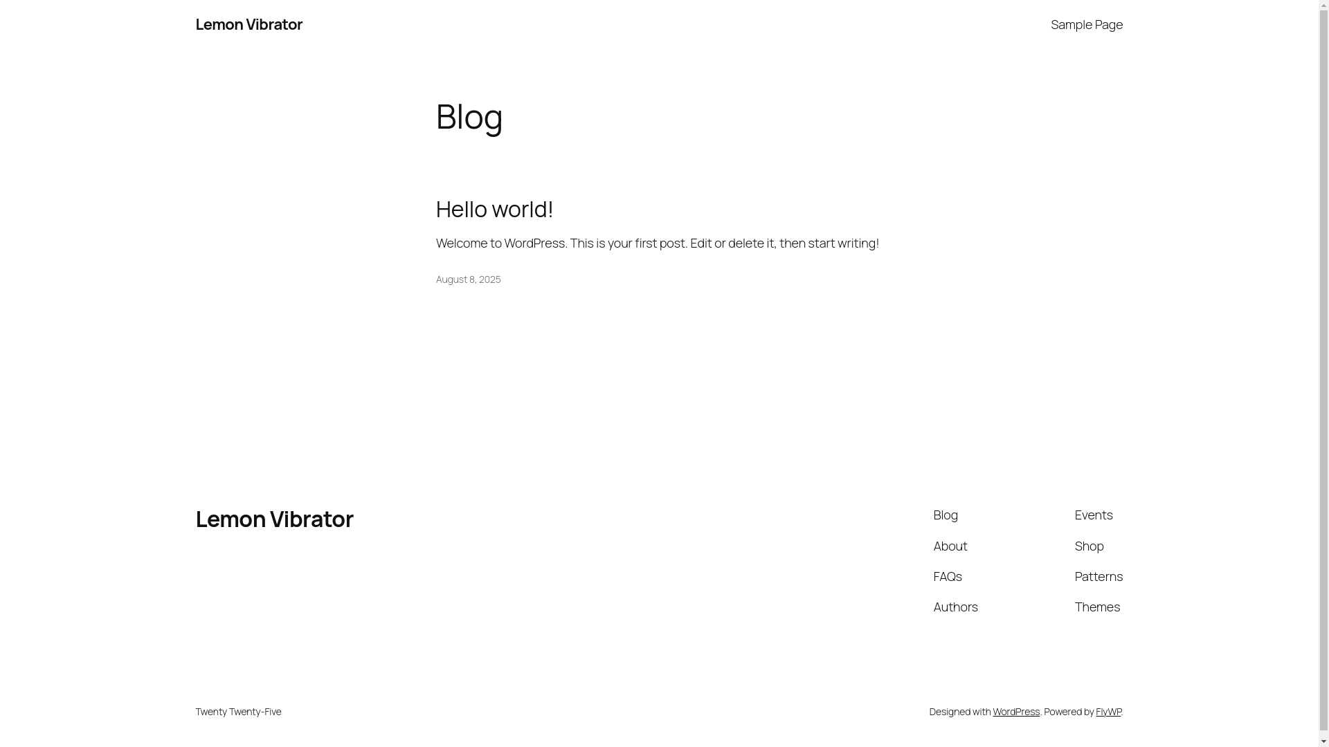 website screenshot of https://lemonvibrator.com/
