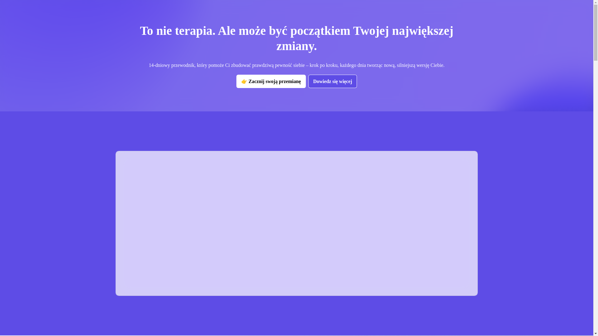 website screenshot of https://jestempewna.pl/