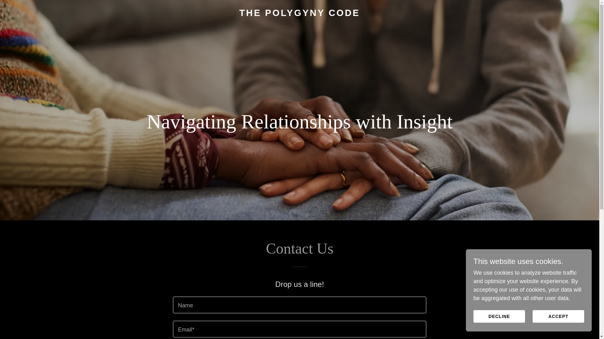 website screenshot of https://thepolygynycode.com/