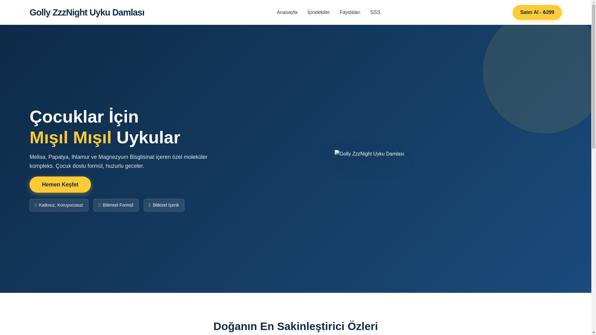 website screenshot of https://uykudamlasi.com.tr/
