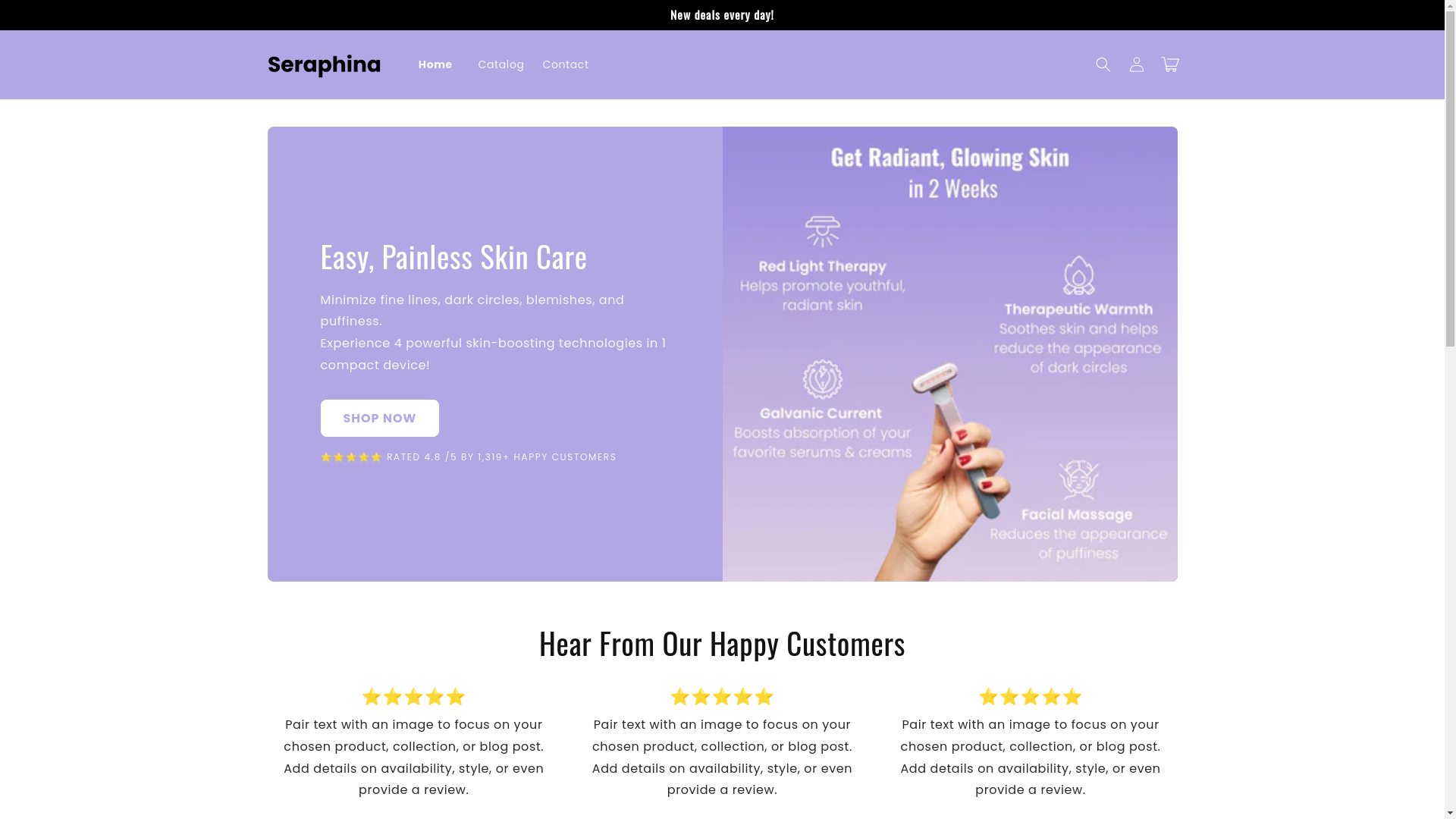 website screenshot of https://femmeblade.com/
