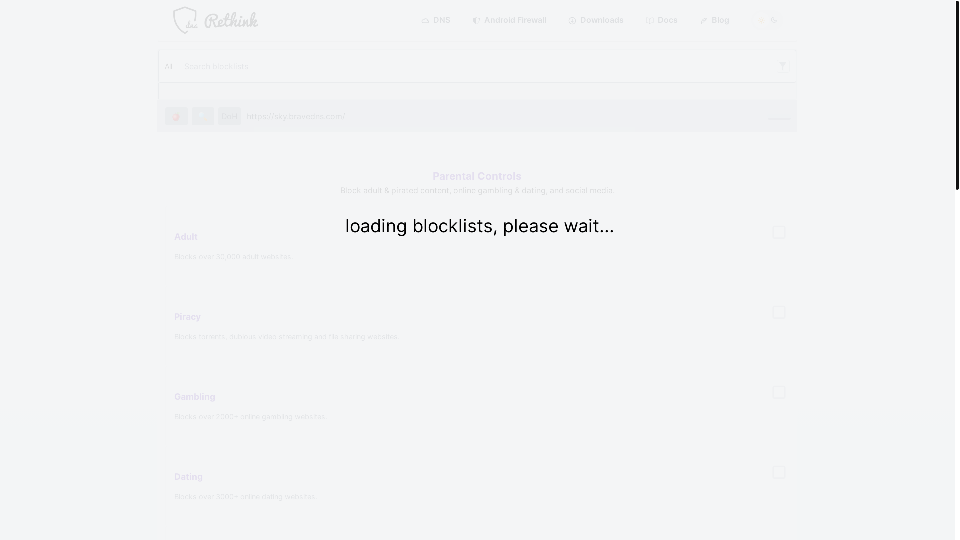 website screenshot of https://rthkdns.pages.dev/