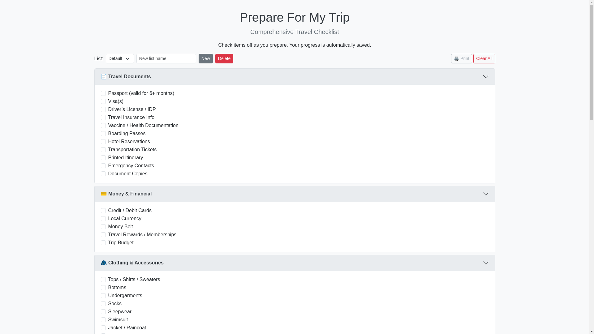 website screenshot of https://prepareformytrip.pages.dev/