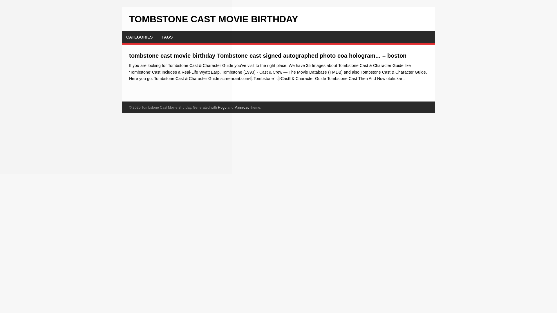 website screenshot of https://tombstone-cast-movie-birthday.pages.dev/