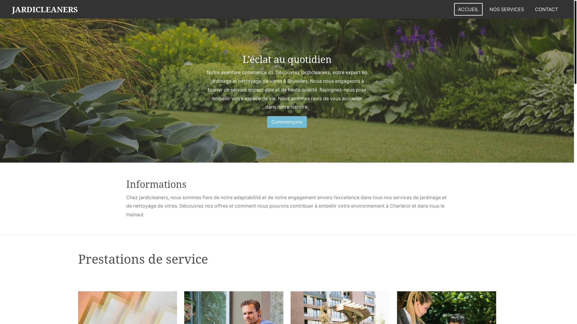 website screenshot of https://jardicleaners.com/