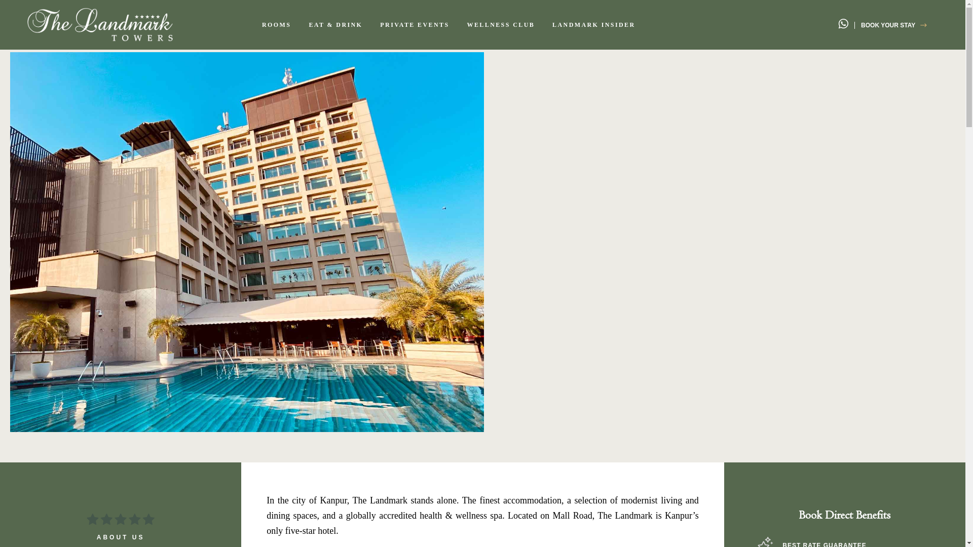 website screenshot of https://www.thehotellandmark.com/