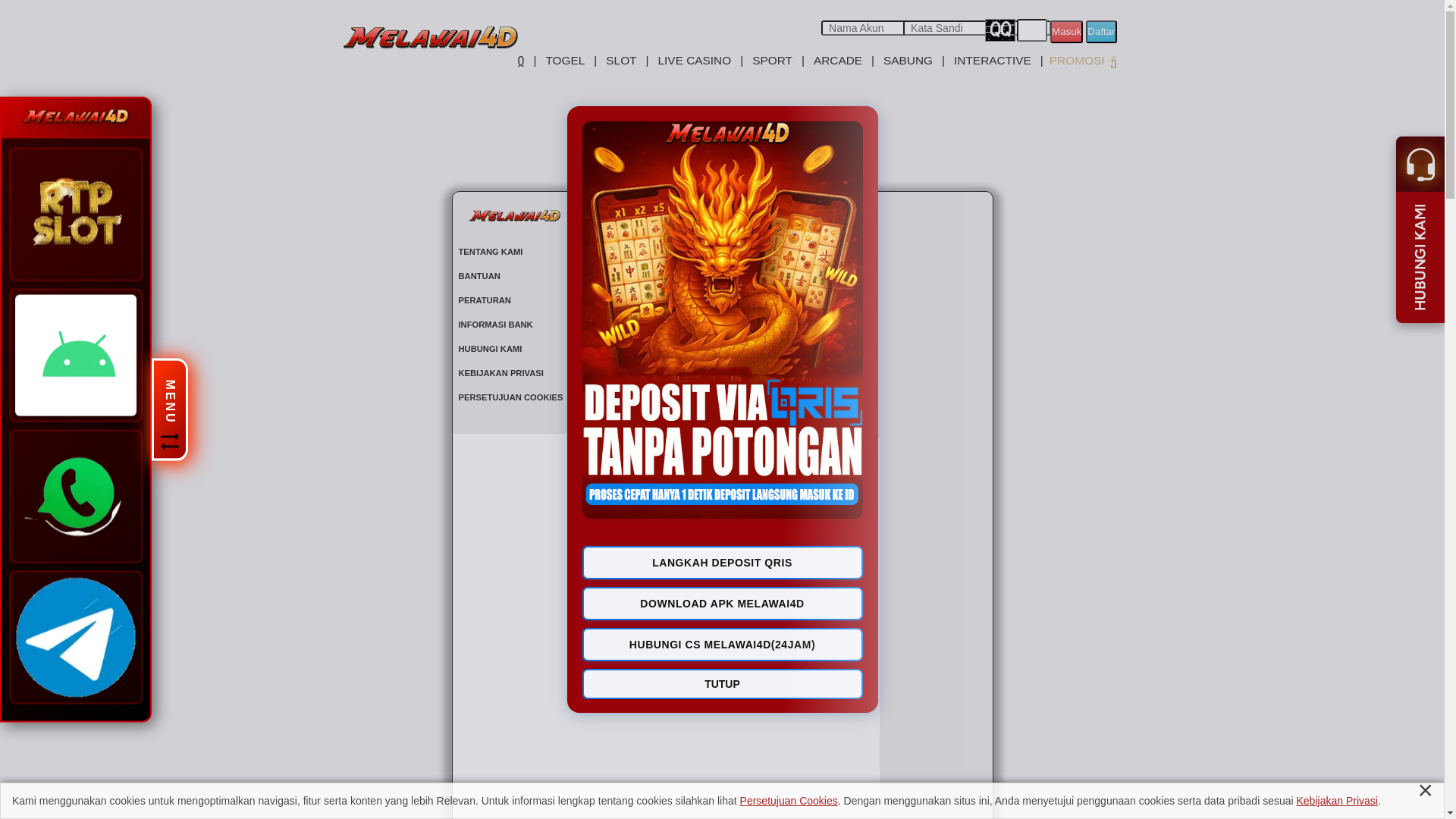 website screenshot of https://melawai4djp.com/