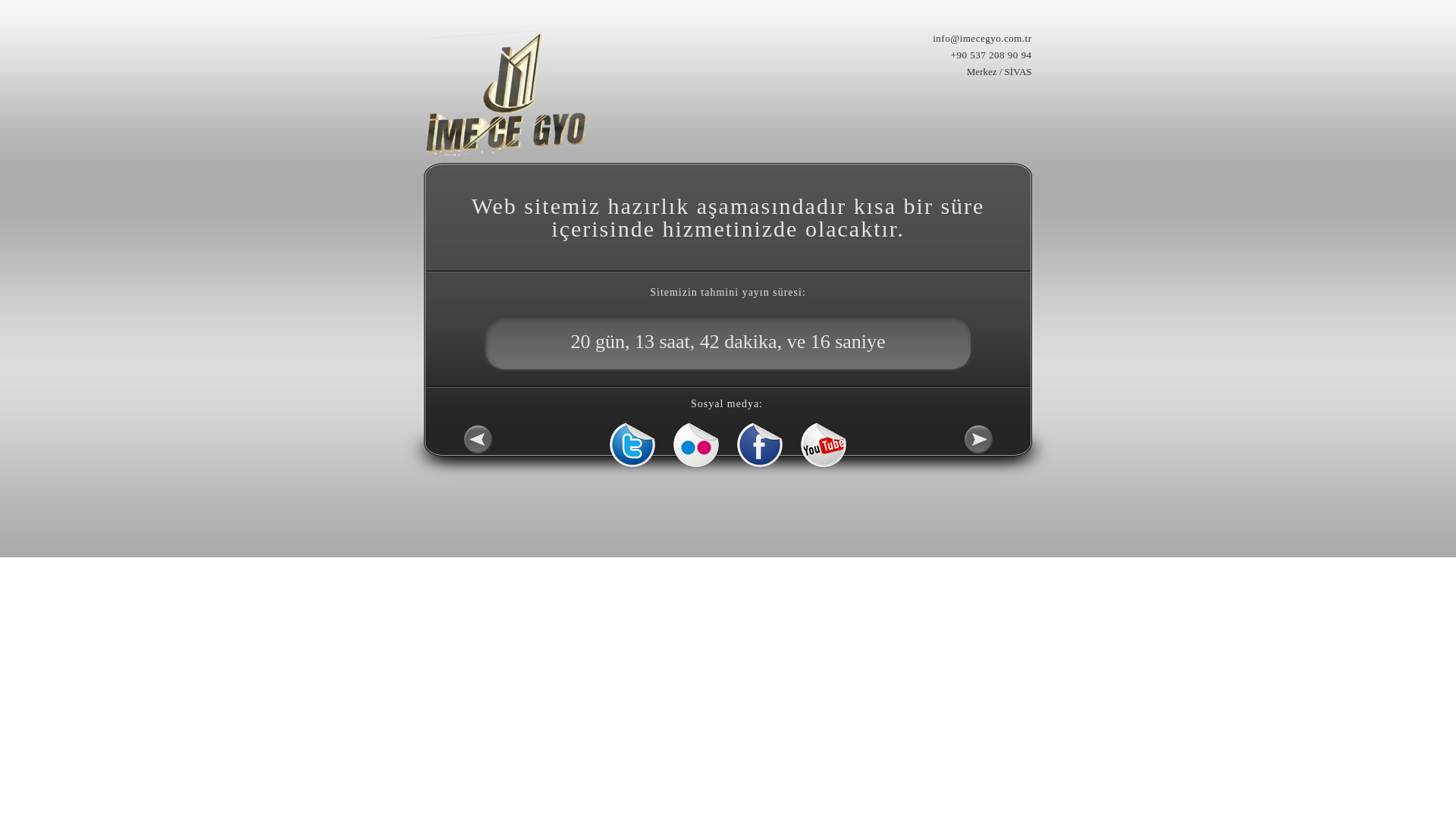 website screenshot of https://imecegyo.com.tr/