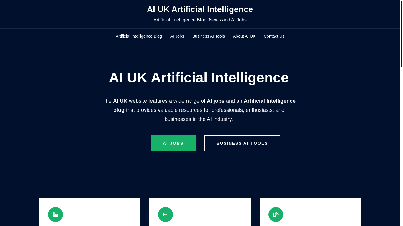 website screenshot of https://a-i.uk.com/