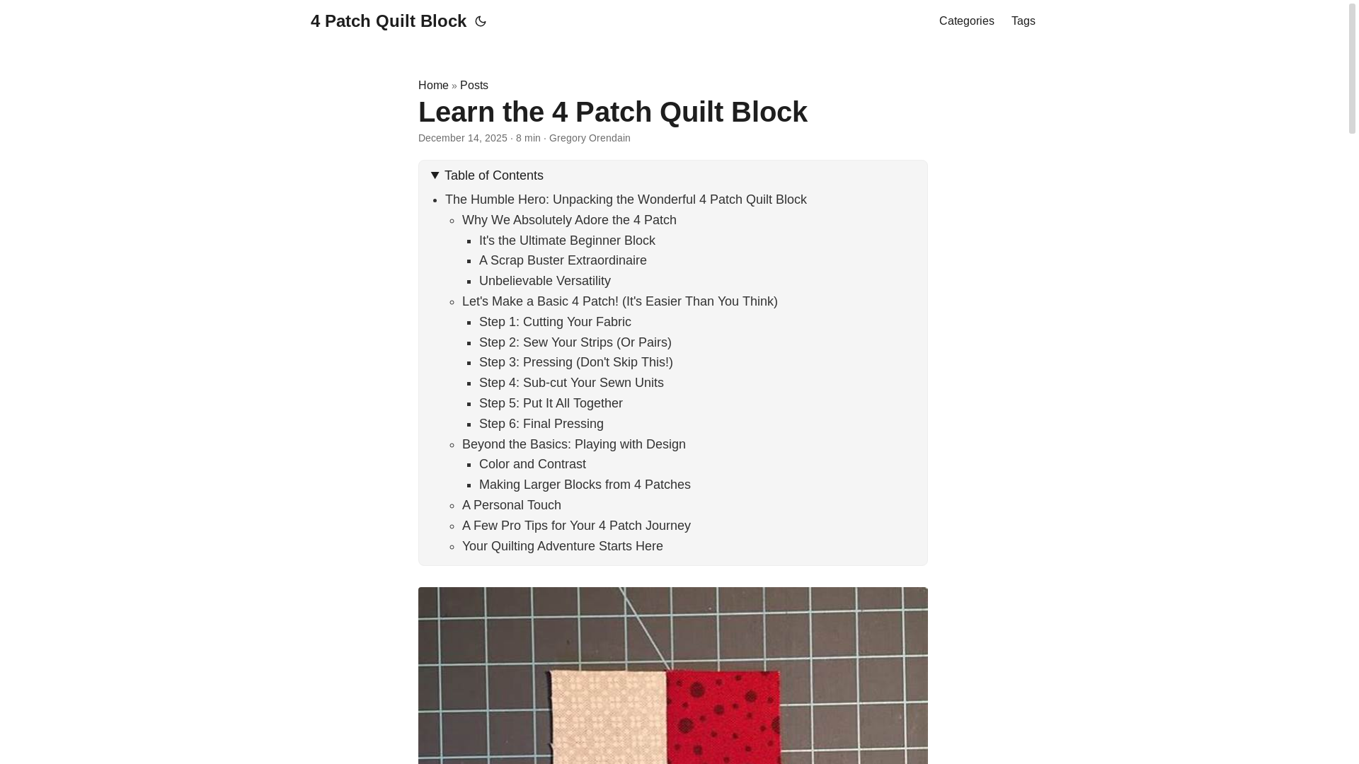 website screenshot of https://4patchquiltblock2.pages.dev/