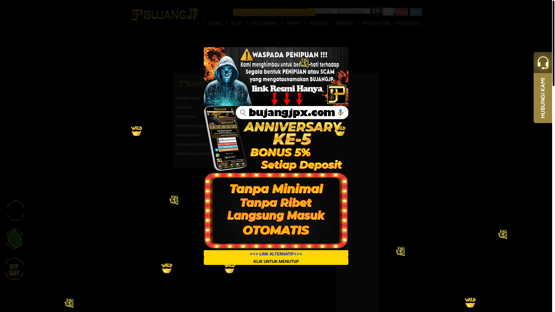 website screenshot of https://bujangjp-km.xyz/